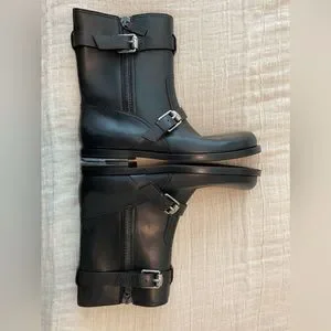 Gucci | Shoes | Authentic Gucci Mens Leather Motorcycle  display picture 1